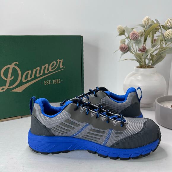 Danner Run Time 3" ESD Composite Toe Sneaker Gray/Blue 12374 Women 7M NWB - Picture 7 of 10